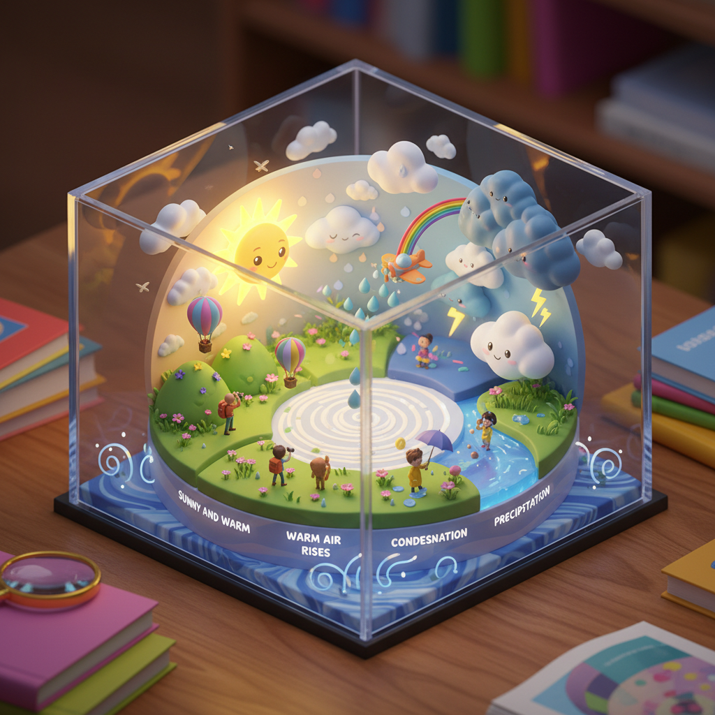 Diorama: weather system (Age 11-14) - Var 2