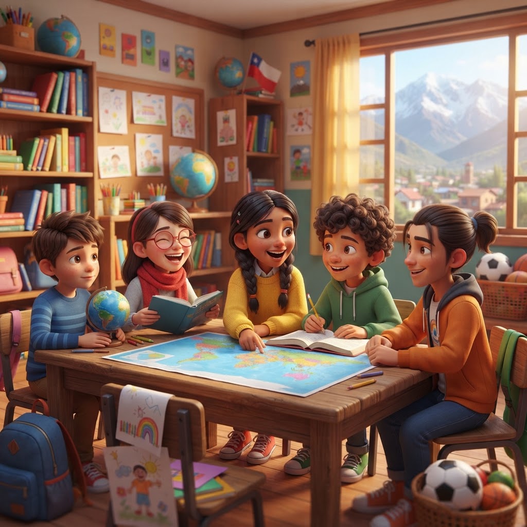 English Adventure: Cartoons, Treats, Music and School Fun!
