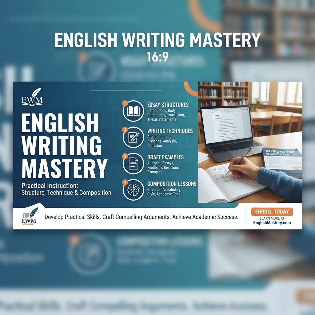 Mastering Professional Prose: Advanced Writing for Adults