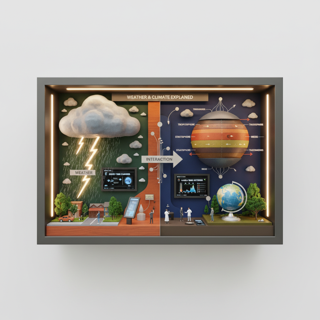 Diorama: weather and climate explanation (Age 14-17) - Var 1