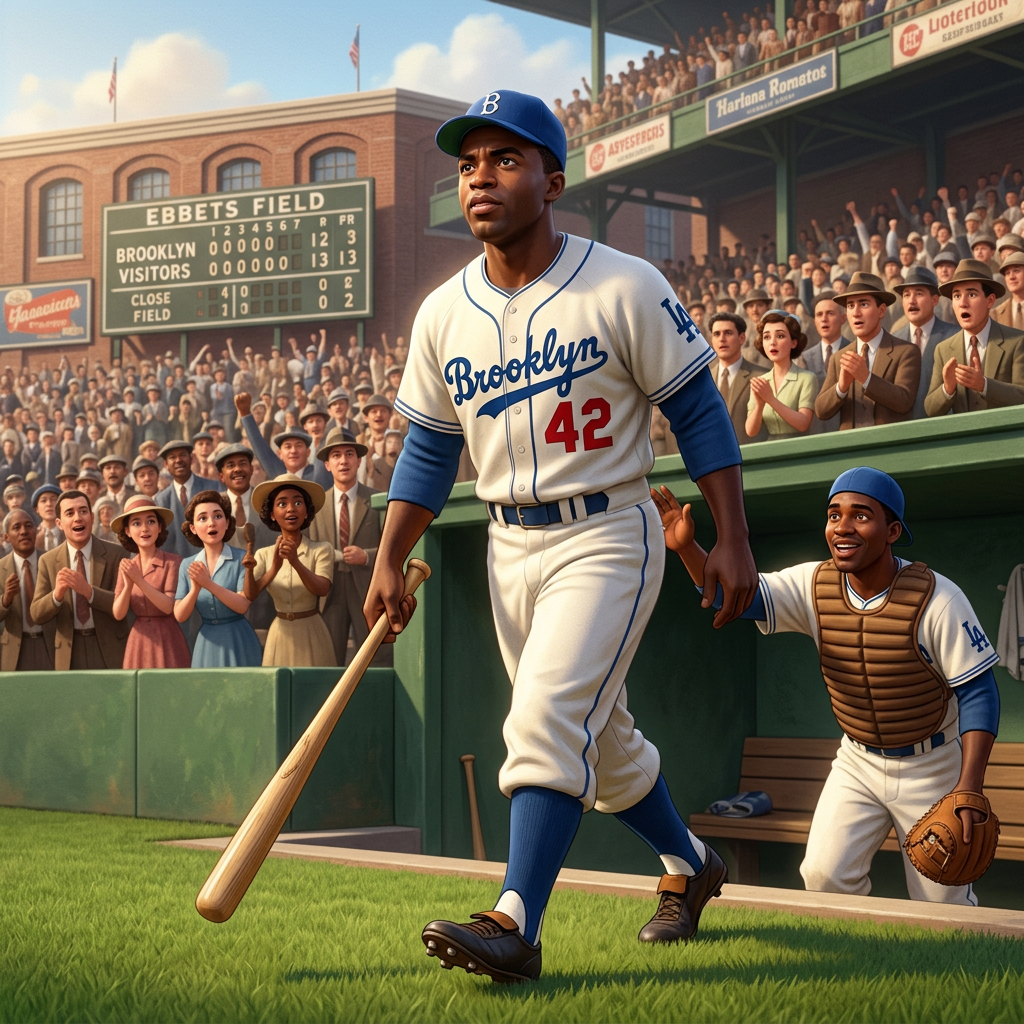 The Life of Jackie Robinson slide 5