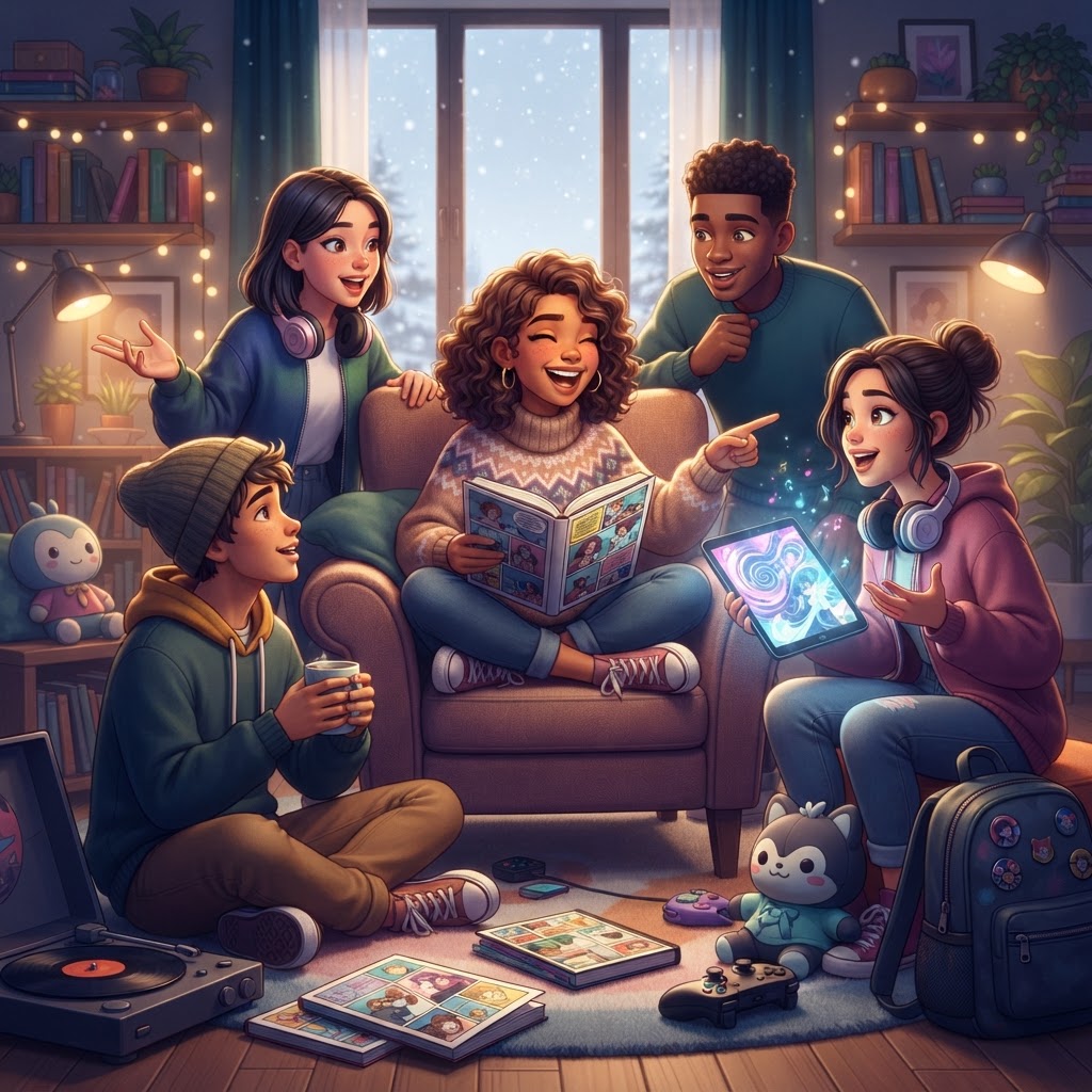 Winter Main Character Energy: English with Anime, Lyrics, and Fandom Chaos