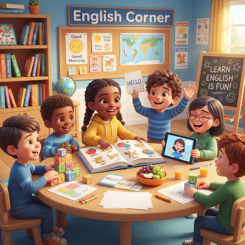 Hello Friends! Let's Learn English Today!