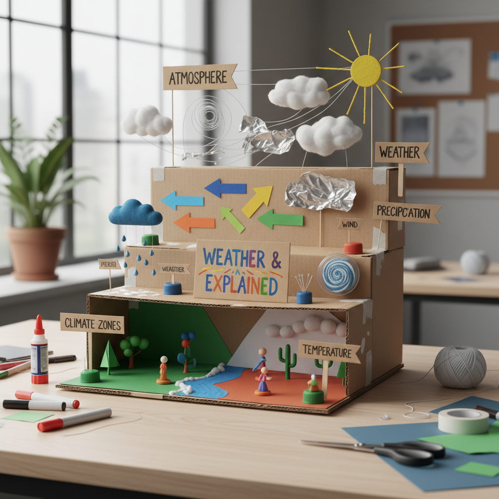 Handicraft: weather and climate explanation (Age 14-17) - Var 1