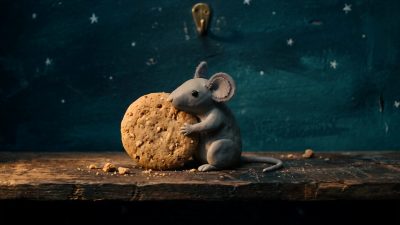 The Mouse Hangs a Moon