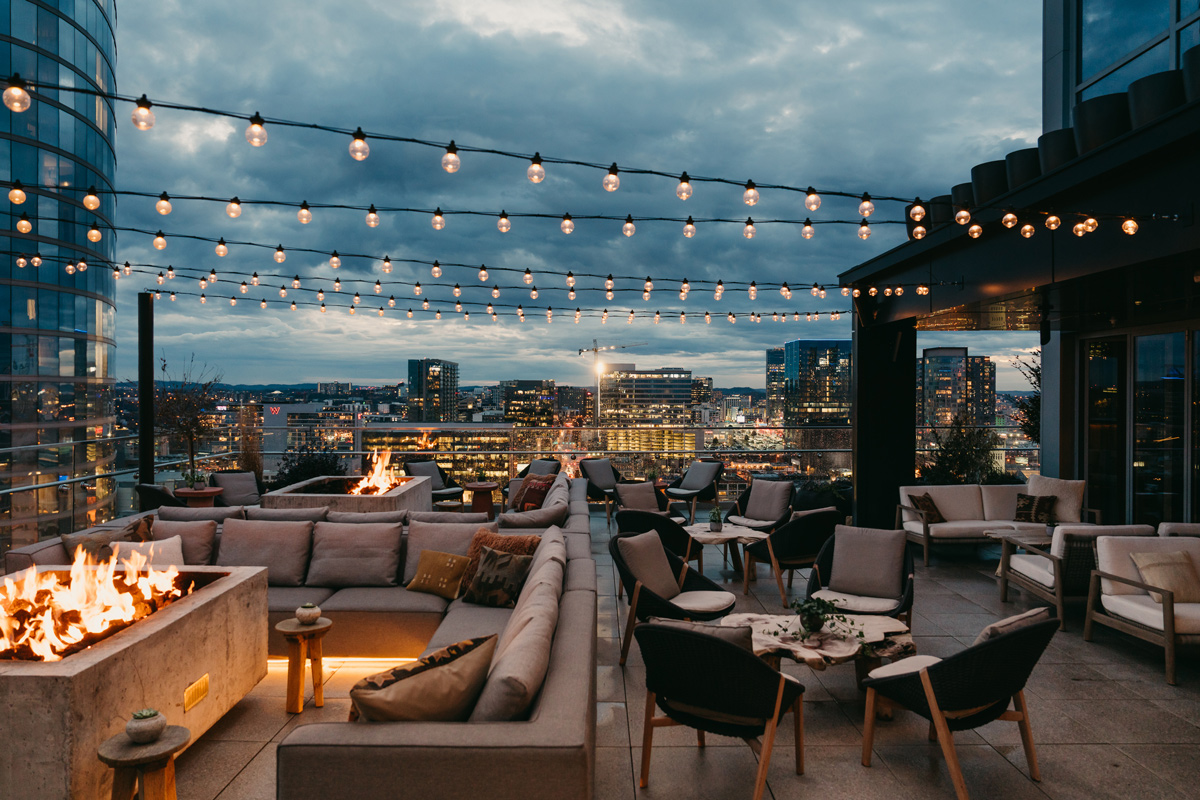 Rooftop nights with the girls