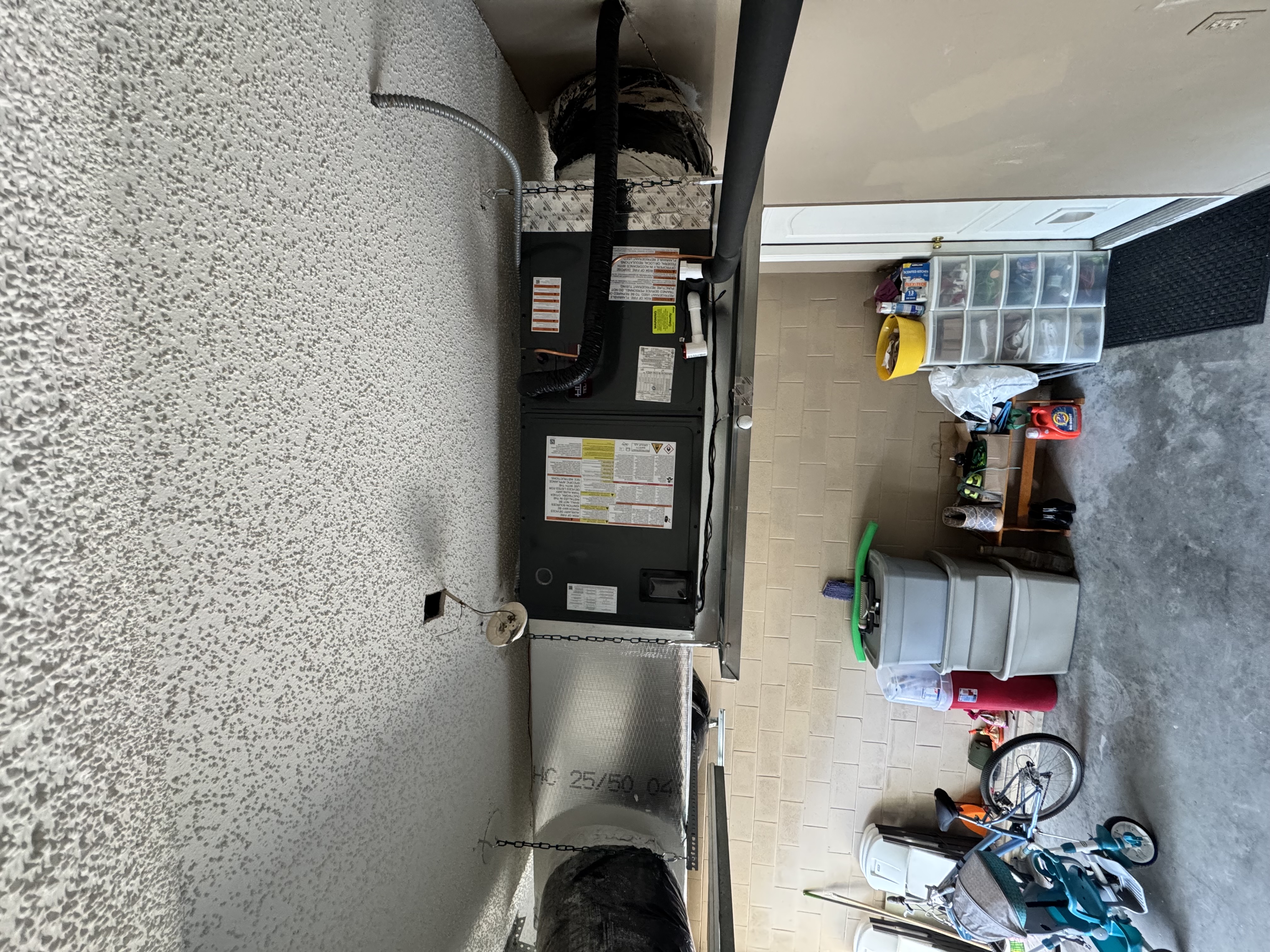 Garage Air Handler Install