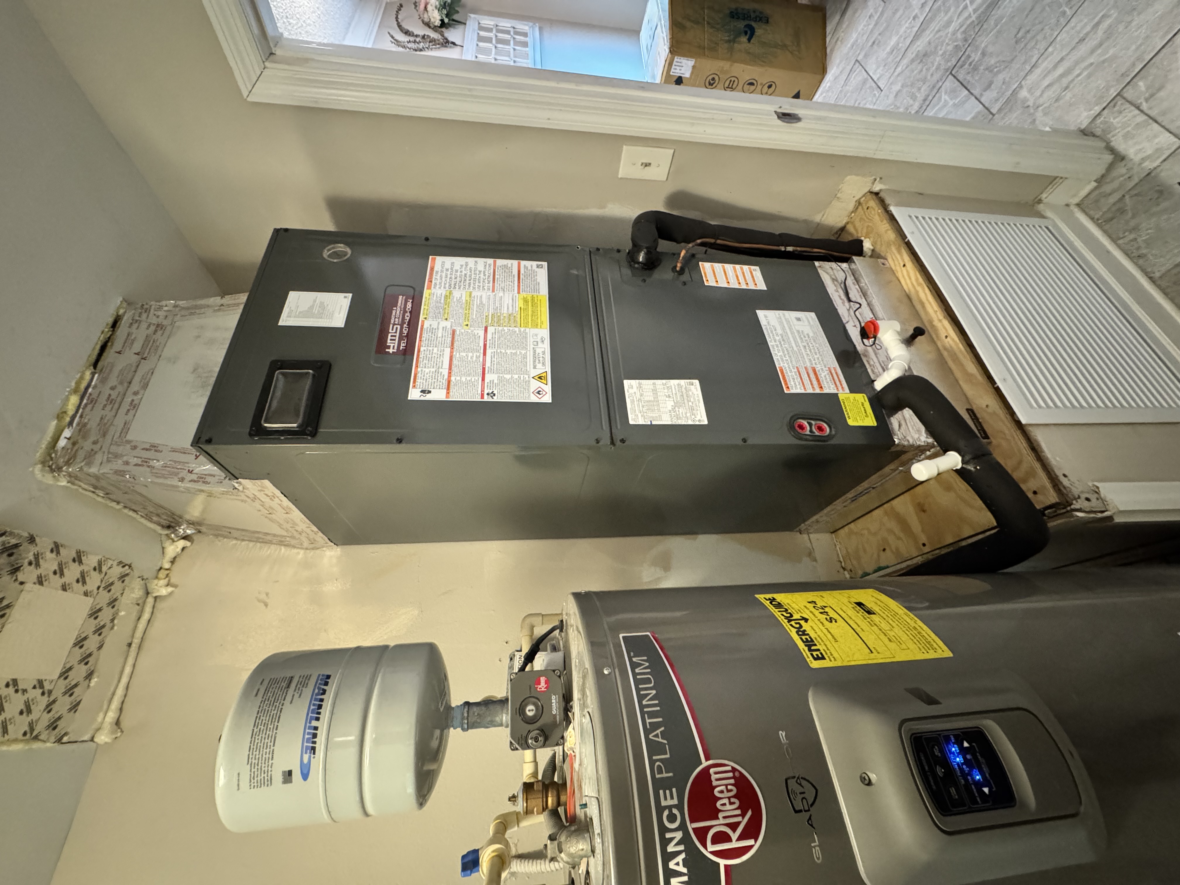 Air Handler & Water Heater