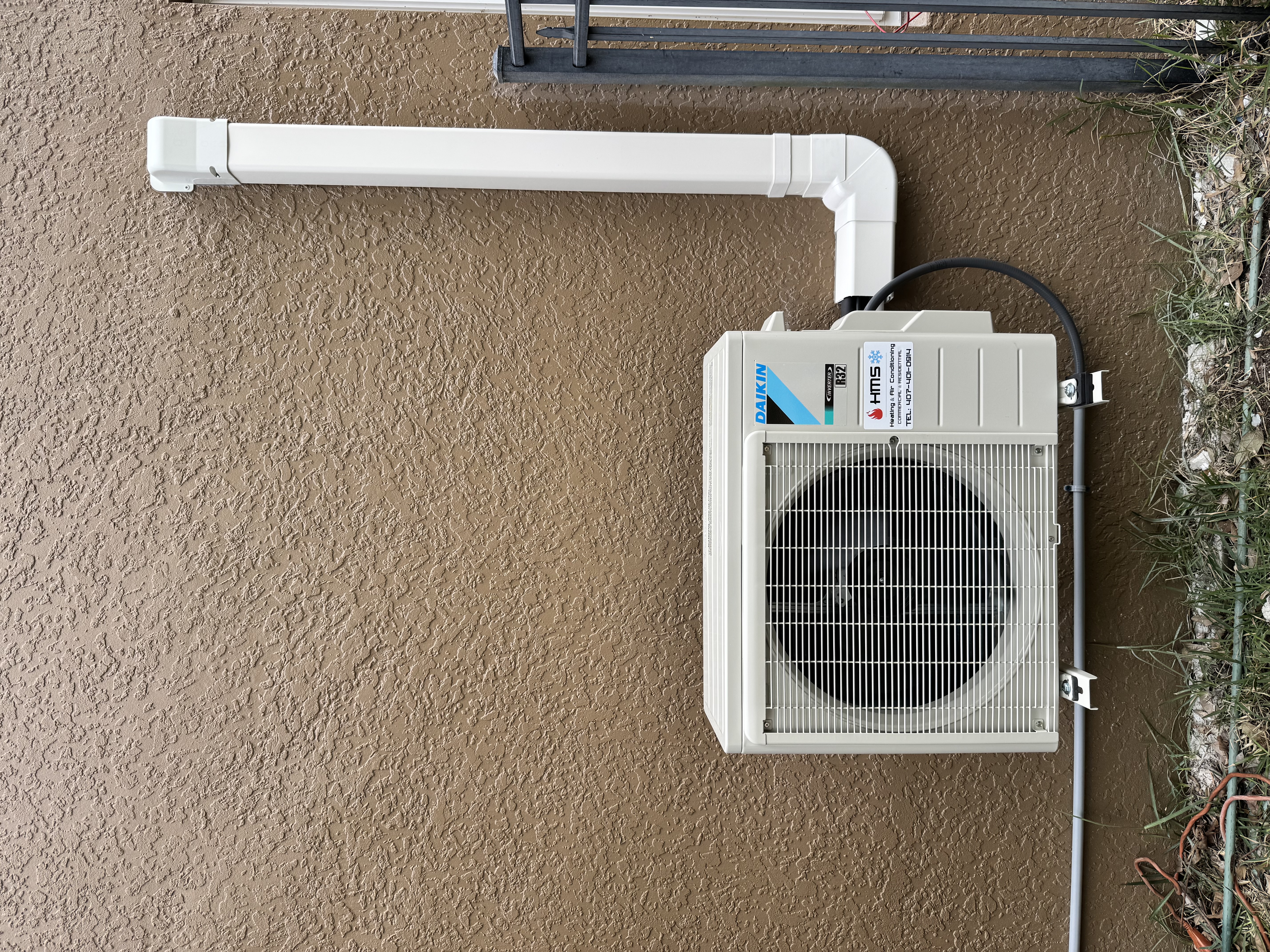 Daikin Outdoor Condenser Install