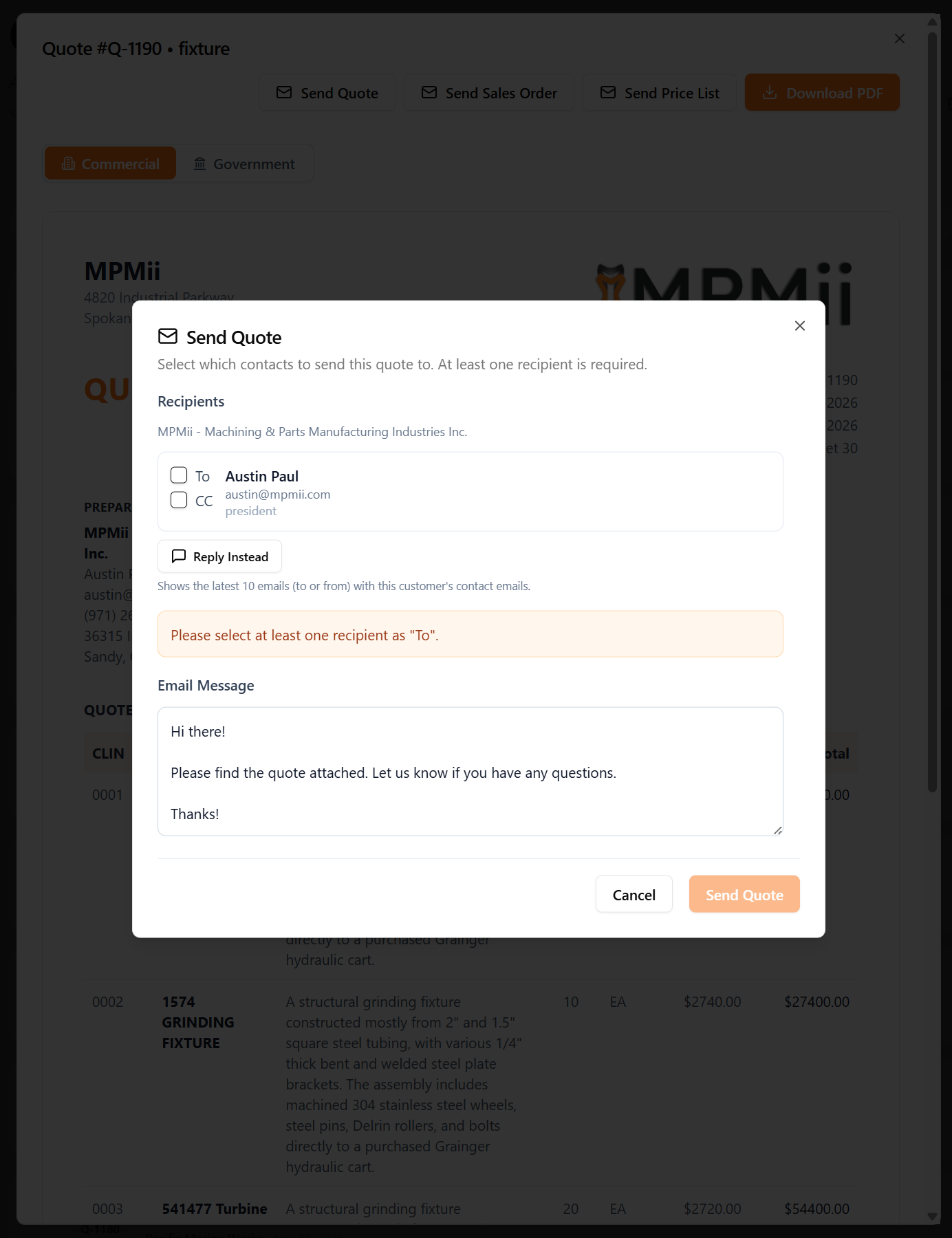 Email Integration