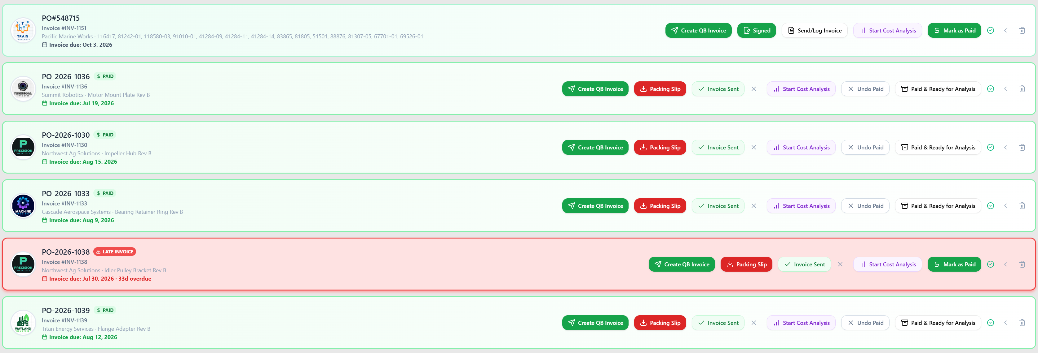 QuickBooks Sync