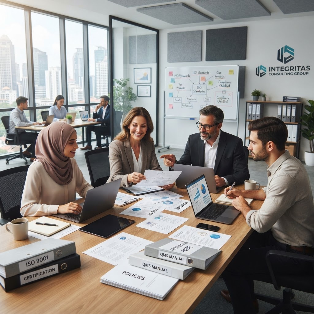 Professional team collaboration