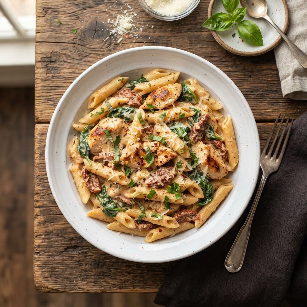 Creamy Tuscan Chicken Pasta