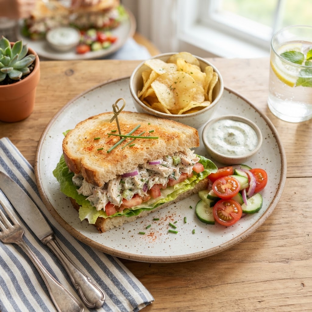 Mom's Chicken Salad Sandwiches