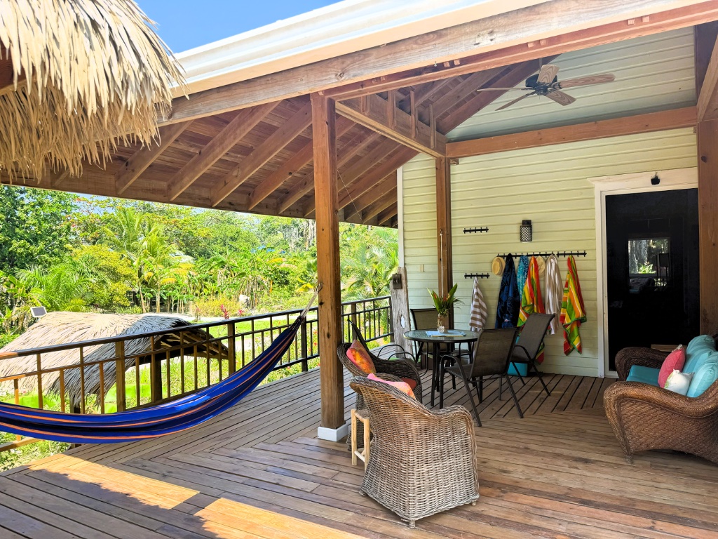 Covered Patio with Hammock