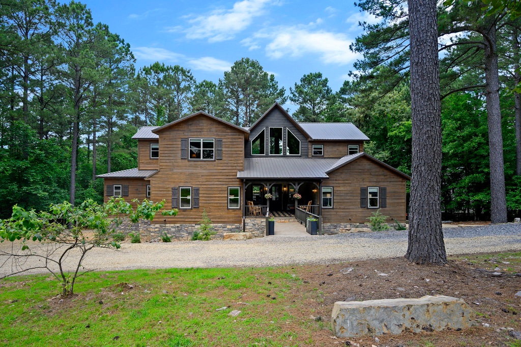 Front Exterior - Lodge in Full Summer Foliage