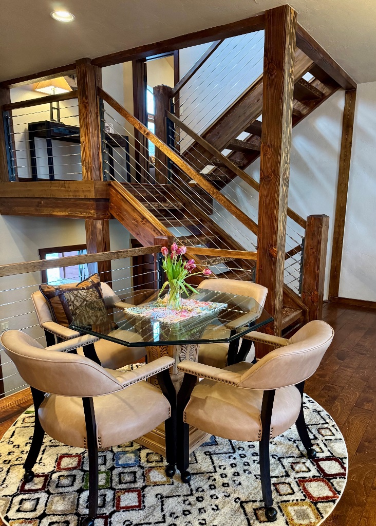 Game Table Area - Staircase & Dining Nook