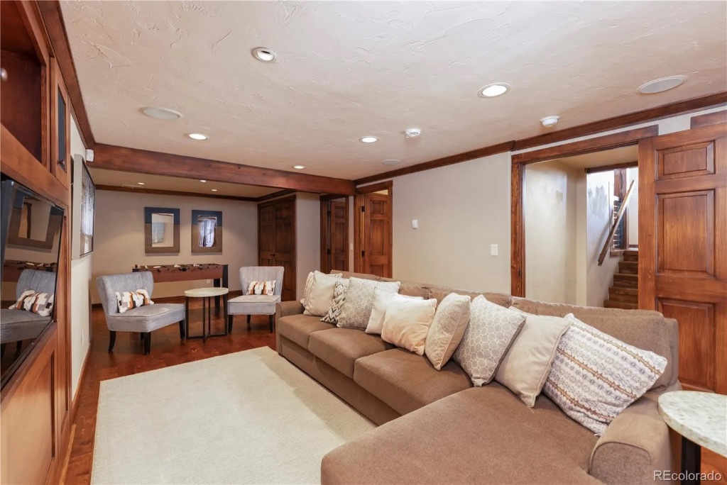 Great Room with Stone Fireplace