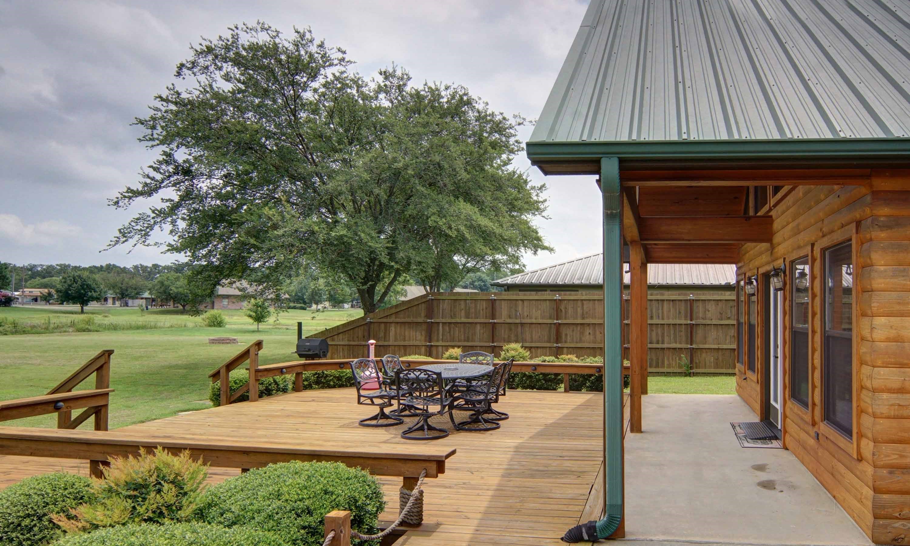 Backyard - Deck & Covered Patio