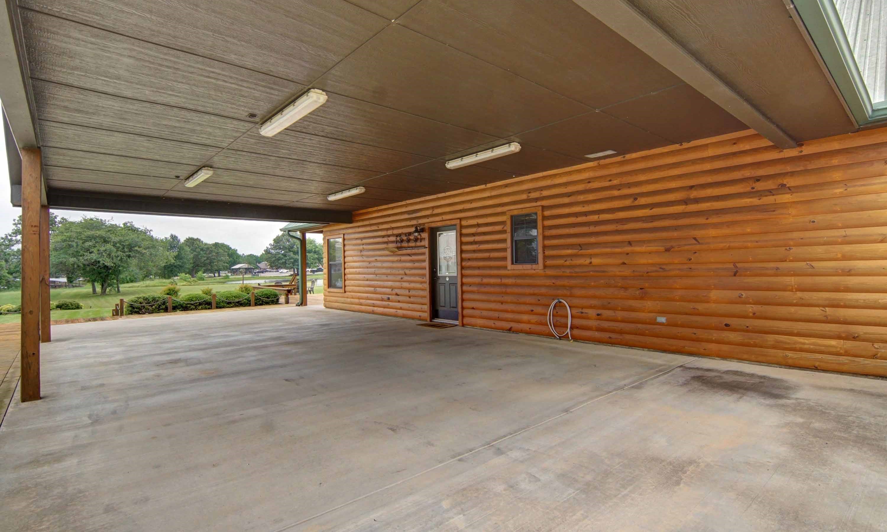 Covered Boat Port - Interior