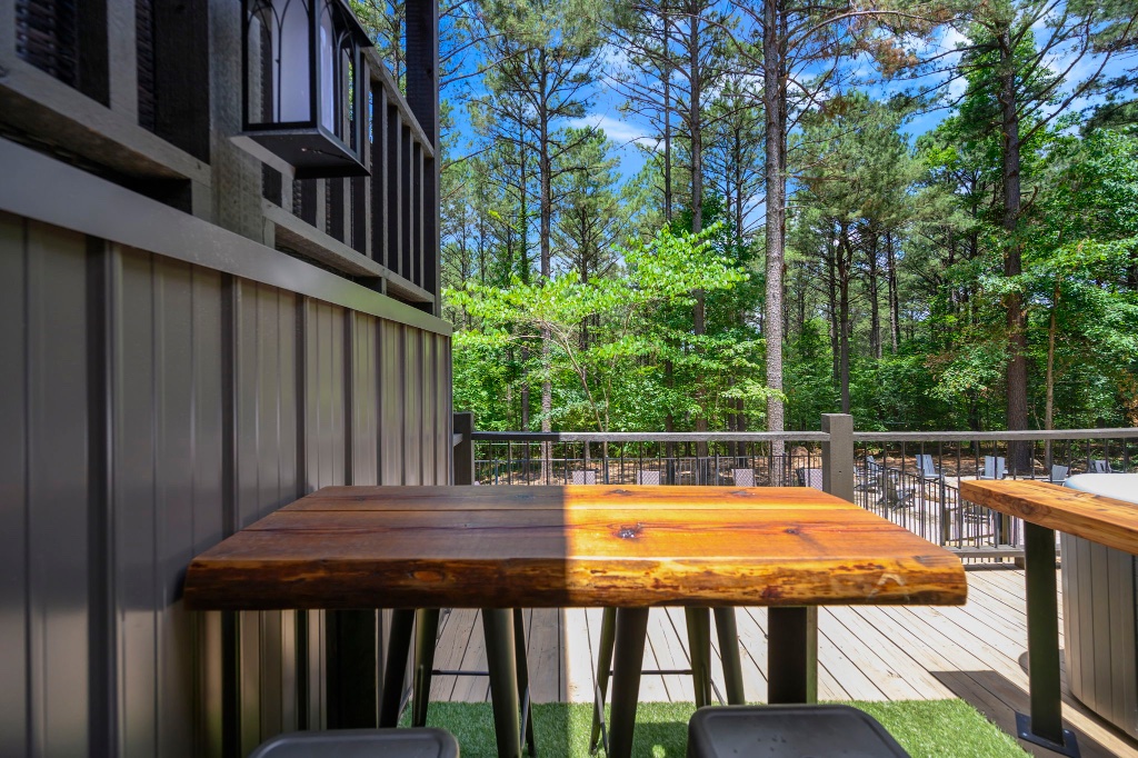 Hot Tub - Deck with Forest Views