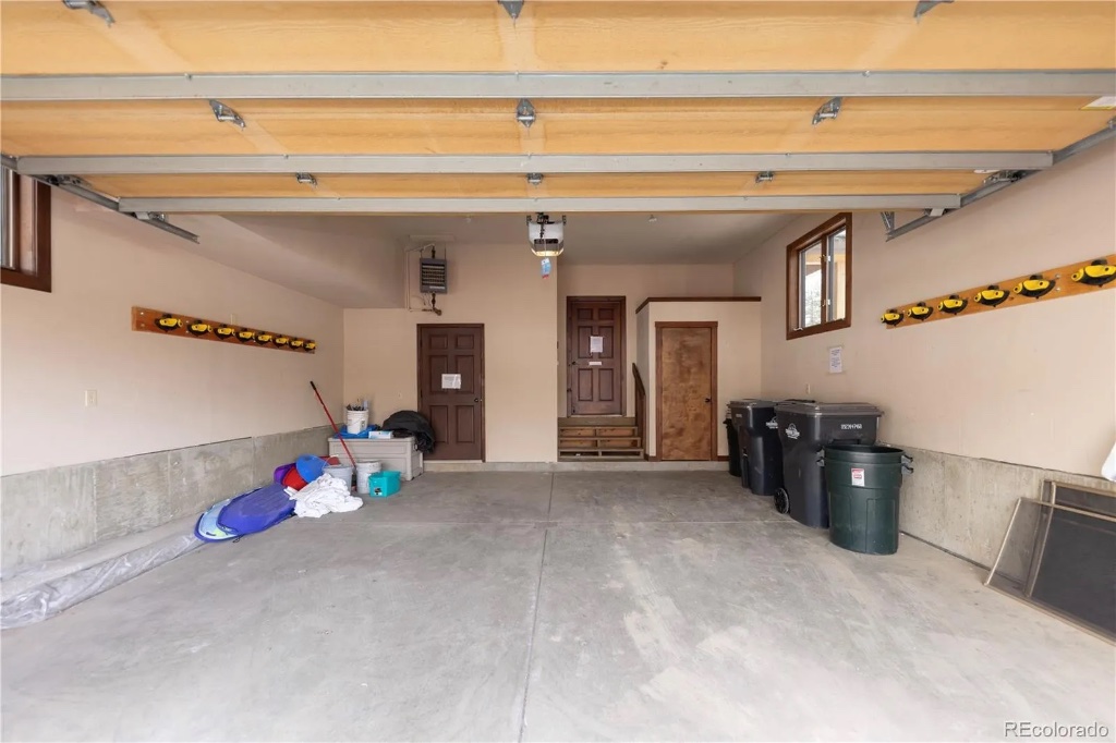 Oversized 2-Car Garage with Ski Racks