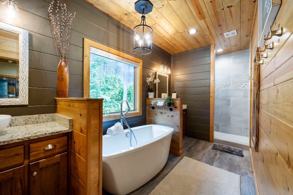 Stallion Bathroom - 'Love Us' Wall Sign