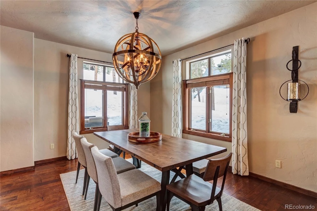 Formal Dining Room with Chandelier