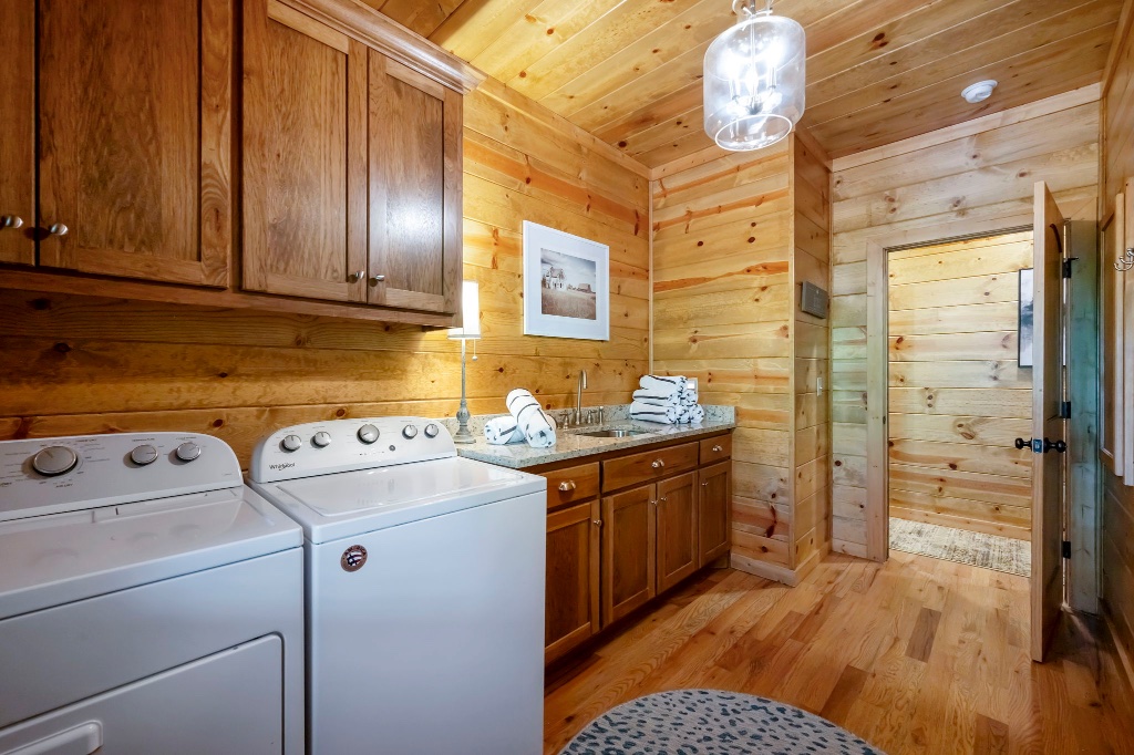Squatch Room - Rustic Bedroom with Dark Accent Wall