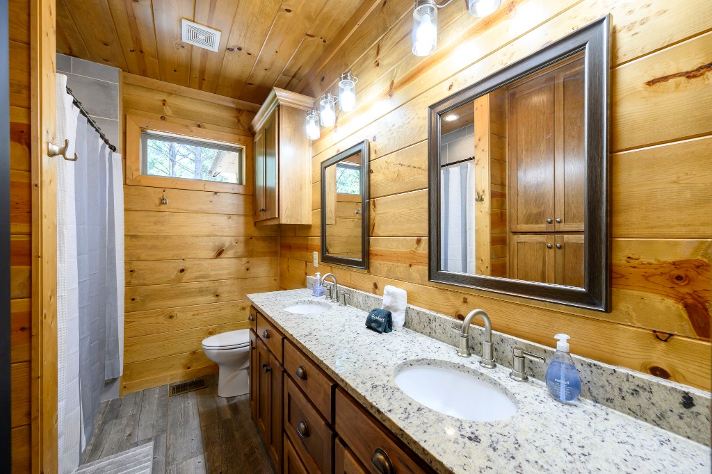 Bathroom - Double Vanity with Granite Countertops
