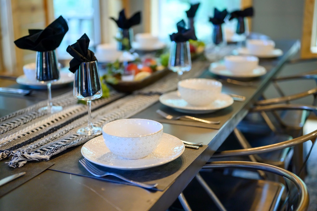 Dining Table - Centerpiece with Fresh Fruit & Candles