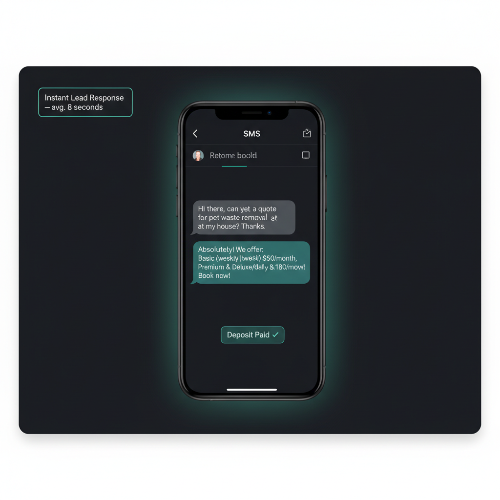 Instant lead response