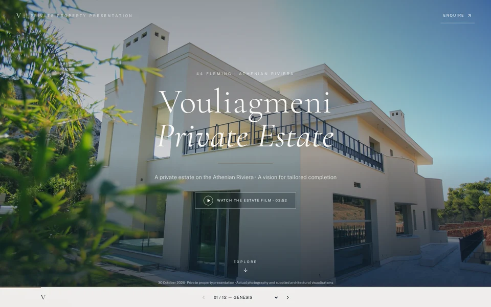 Fleming 44 — Luxury Real Estate Presentation · Vouliagmeni