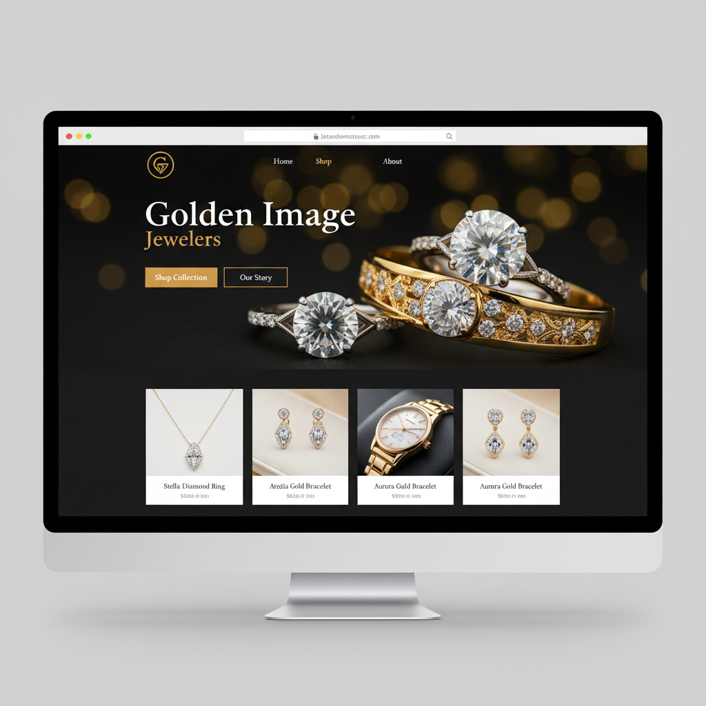 Golden Image Jewelers new custom website
