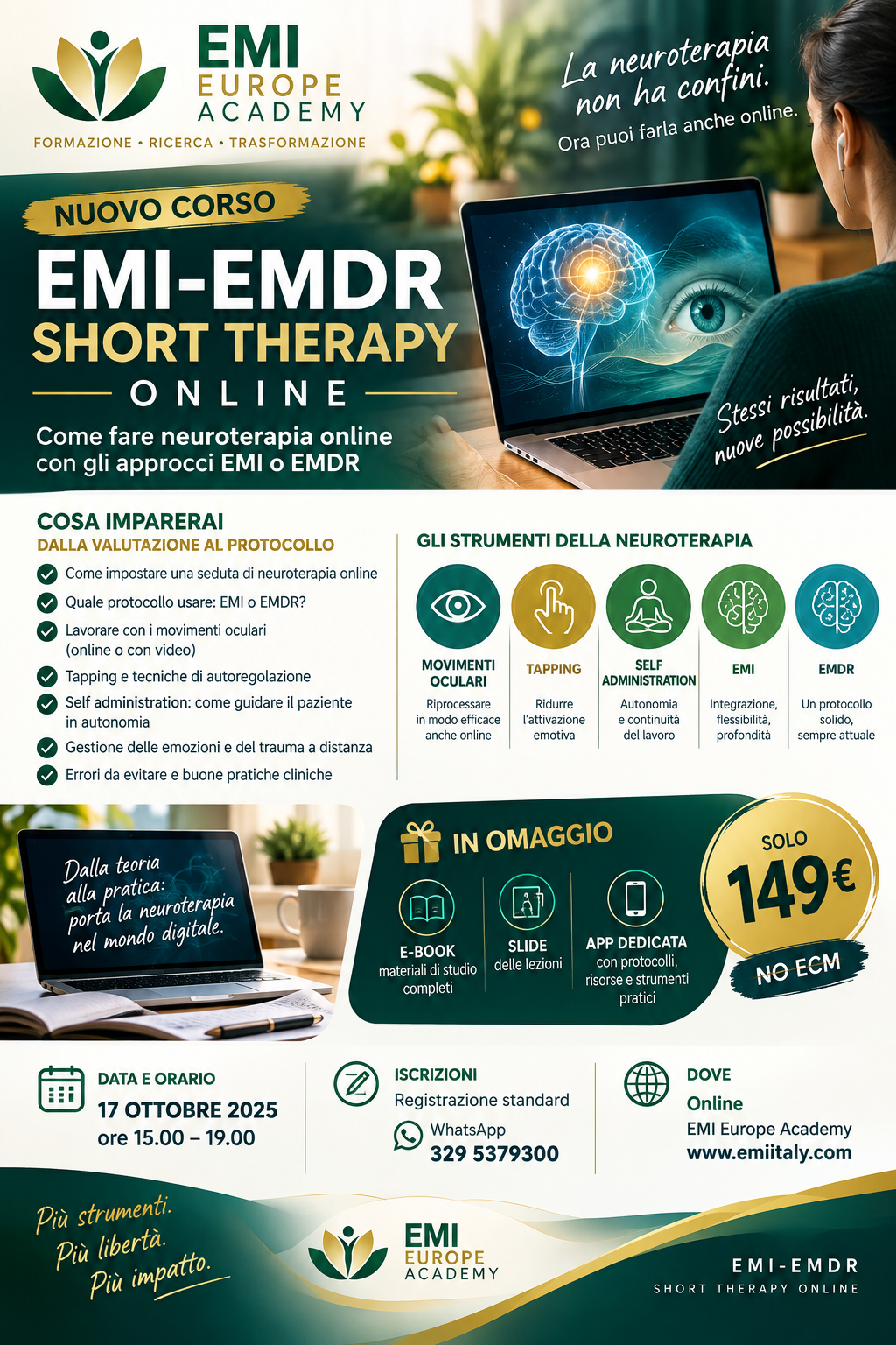 EMI–EMDR Short Therapy Online