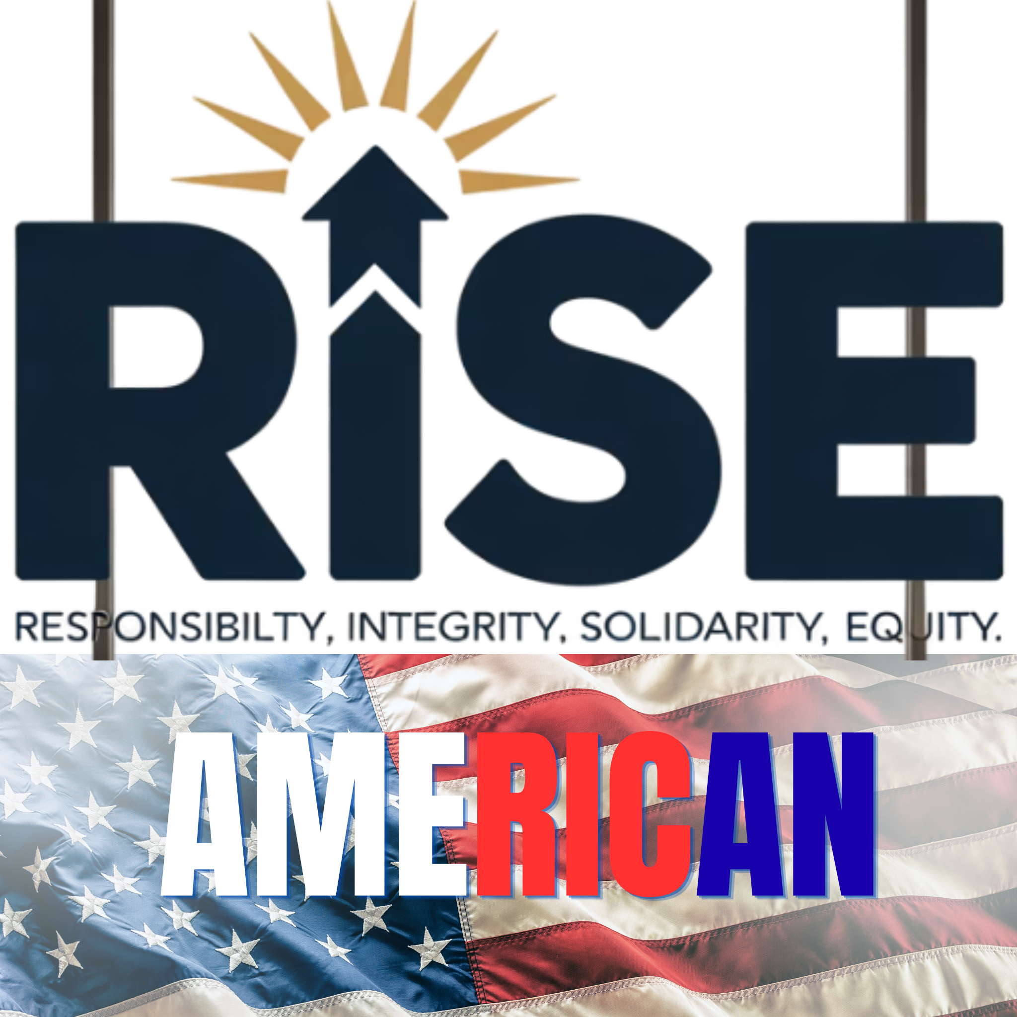 RISE American logo