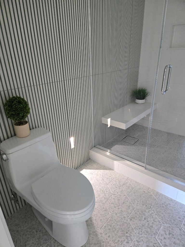 Modern bathroom renovation