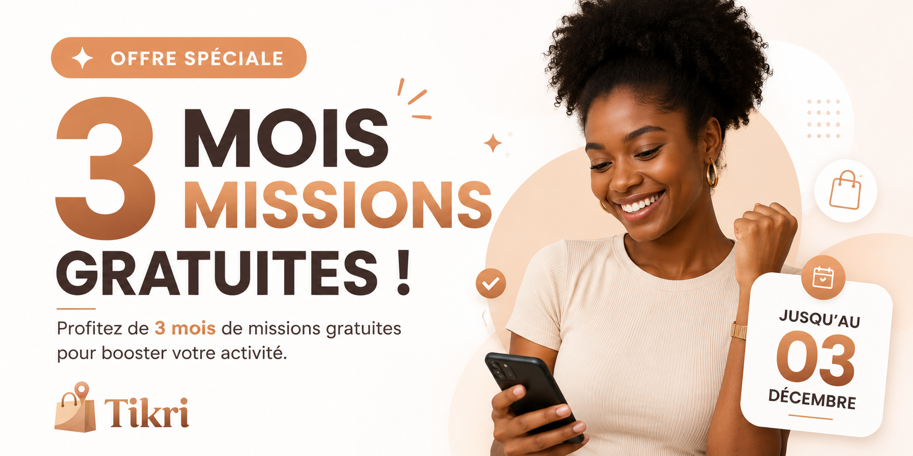3 mois de missions & emplois gratuits