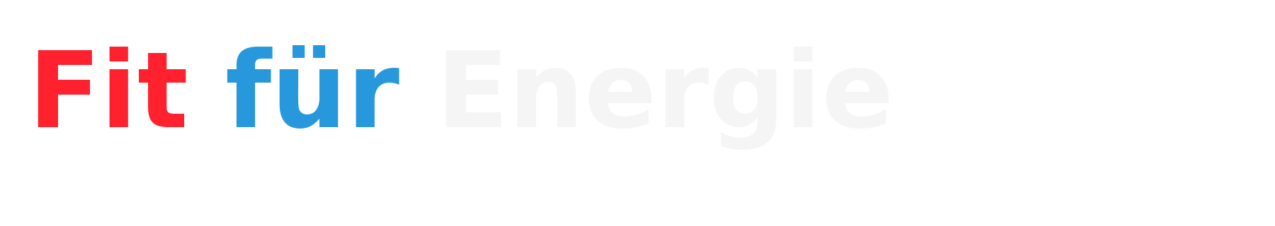 Fit für Energie Logo