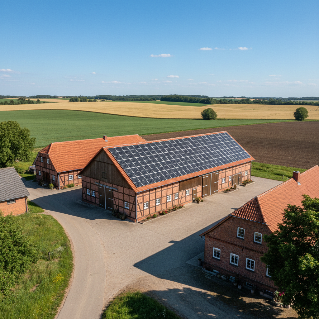 Landwirtschaftsbetrieb mit Großspeicher