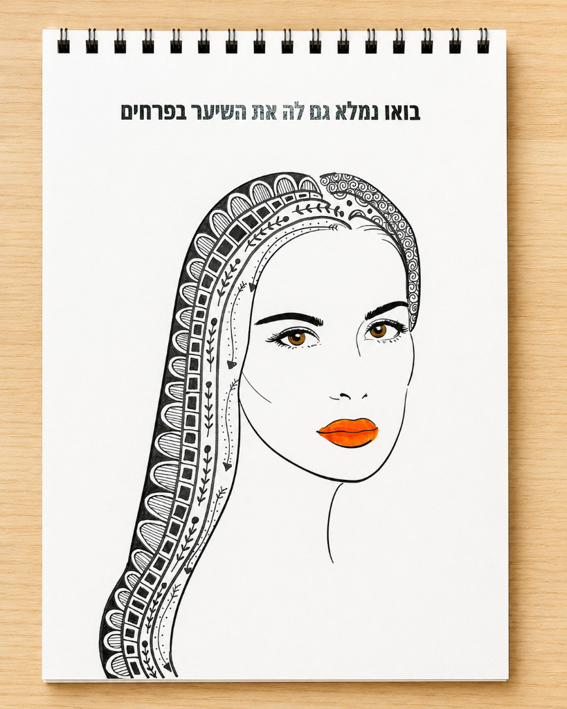 ספר הדודלינג שלי עמוד פנימי