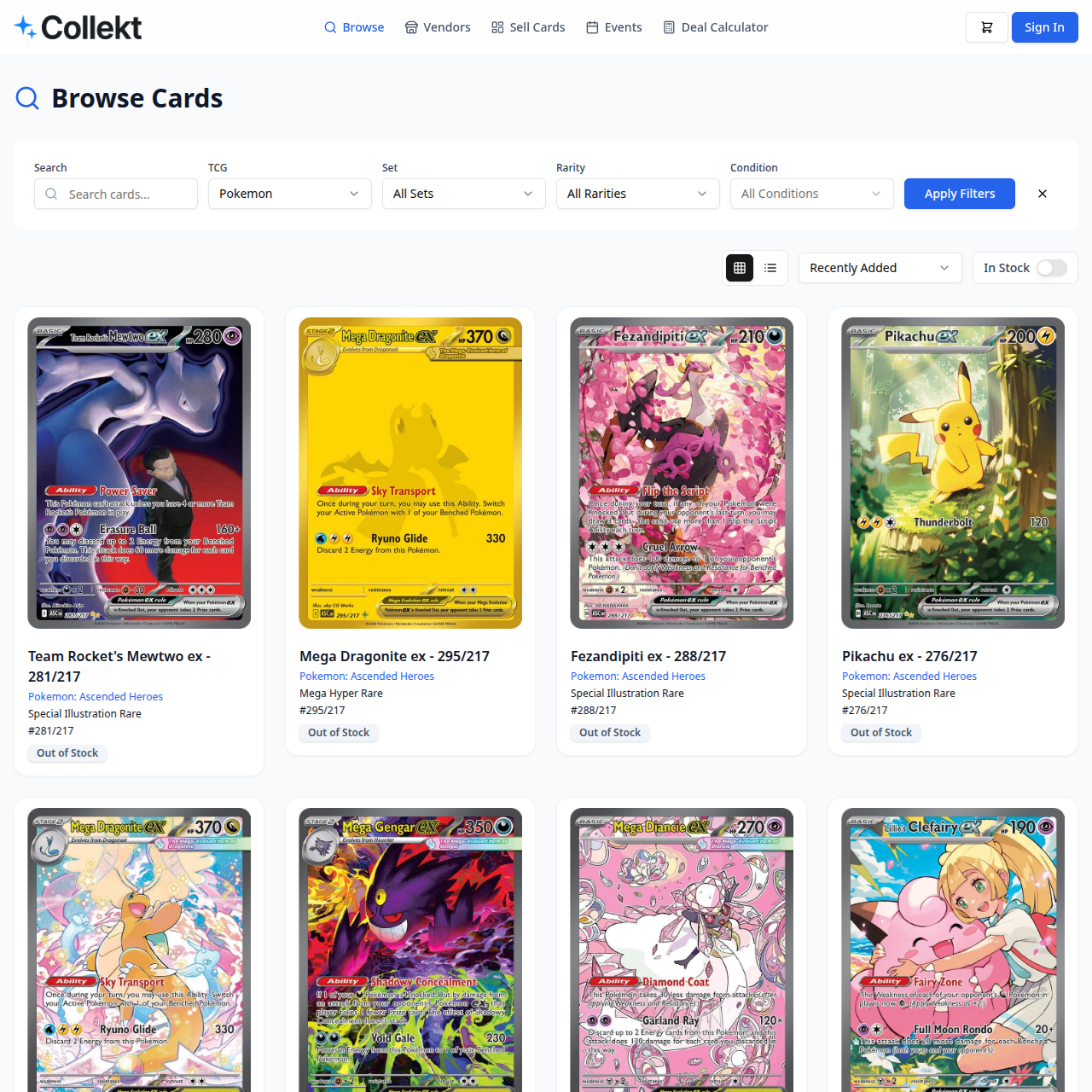 Collekt Marketplace