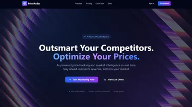 PRICE RADAR template preview