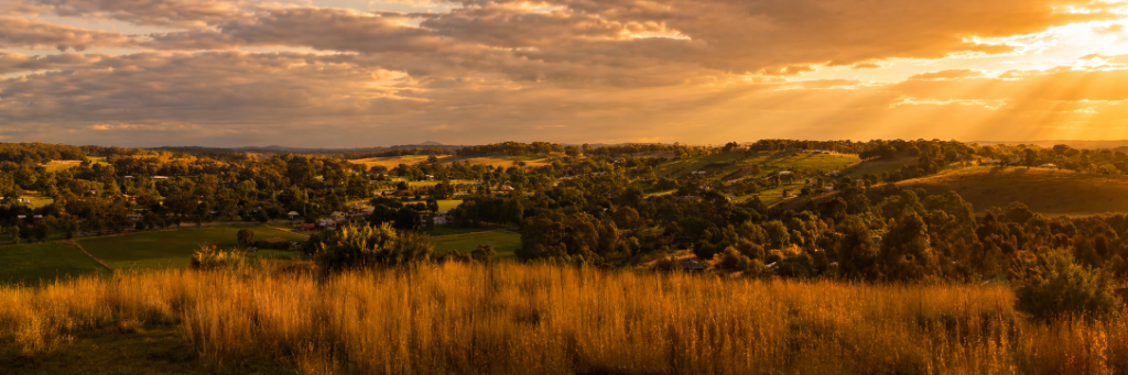 Guildford sunset panorama