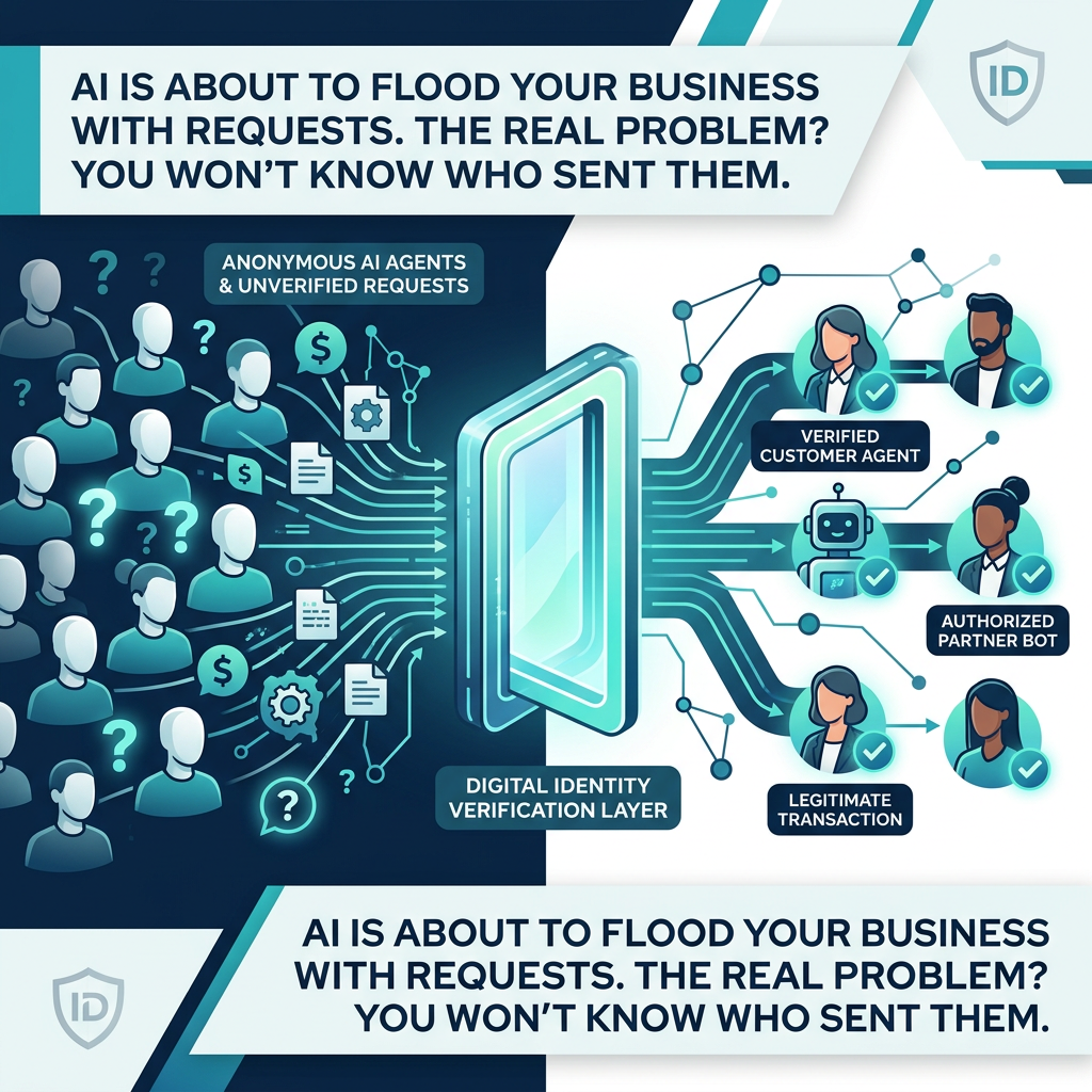 AI is about to flood your business with requests. The real problem? You won’t know who sent them.
