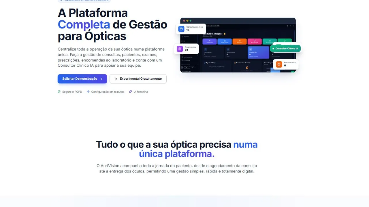 AuriVision template preview