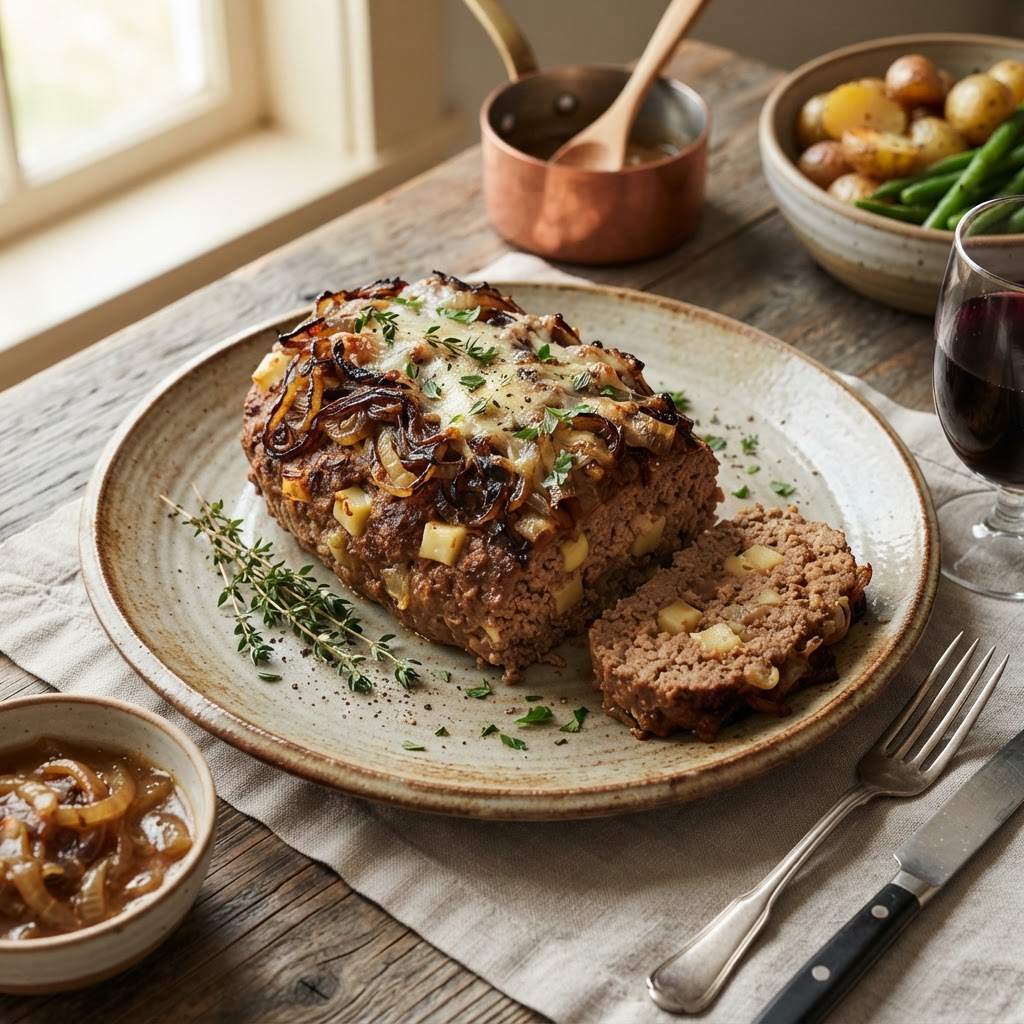 French Onion Meatloaf
