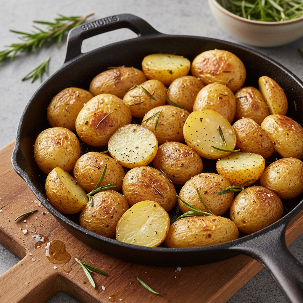 Simple Oven Roasted Rosemary Potatoes