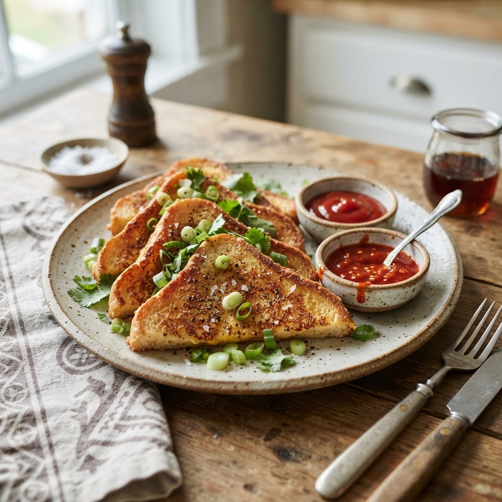 Crispy Salt-and-Pepper French Toast