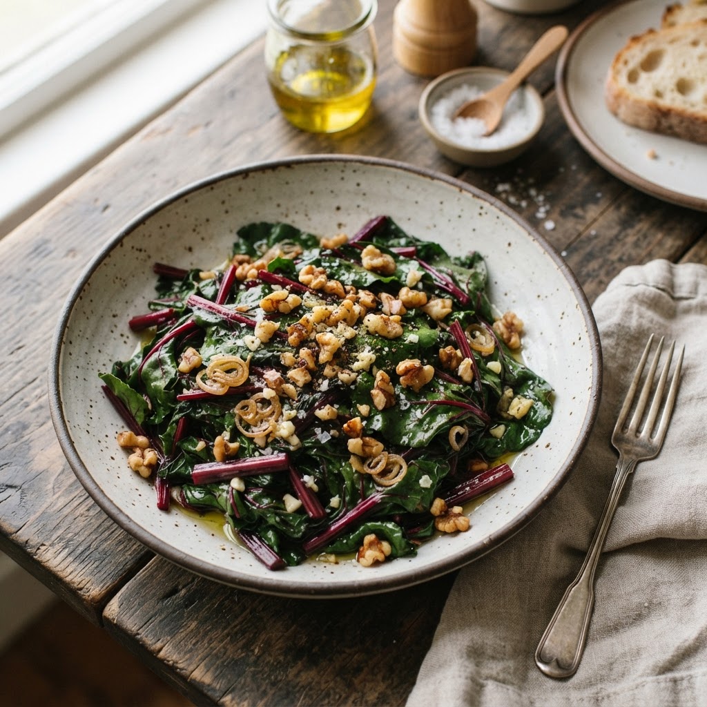Sautéed Beet Greens